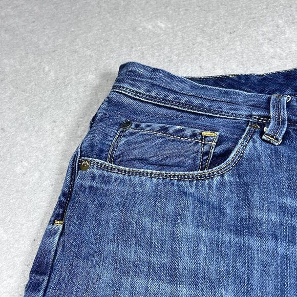 Tommy Bahama Jeans Mens Size 36 Blue Standard Bootcut Dark Wash Denim Pockets - Picture 3 of 15